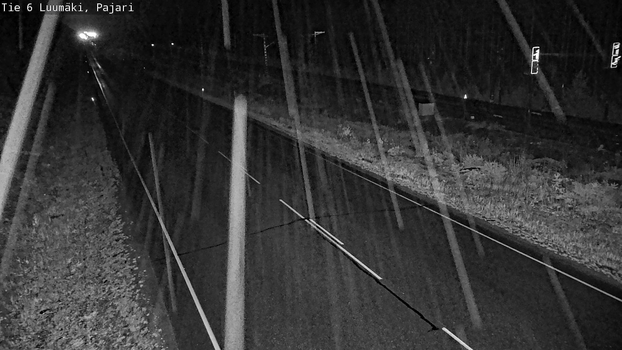 Weather Camera Image Väg 6 Luumäki Pajari, Luumäki, Etelä-Karjala