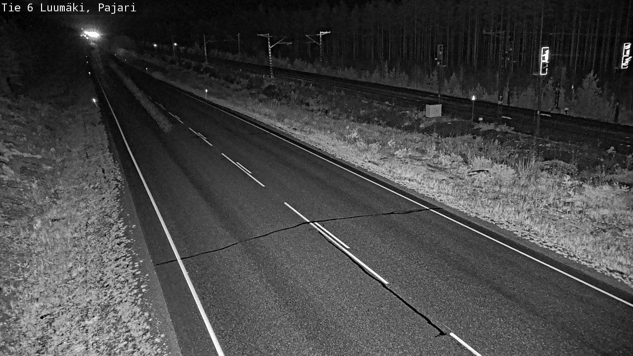Weather Camera Image Väg 6 Luumäki Pajari, Luumäki, Etelä-Karjala