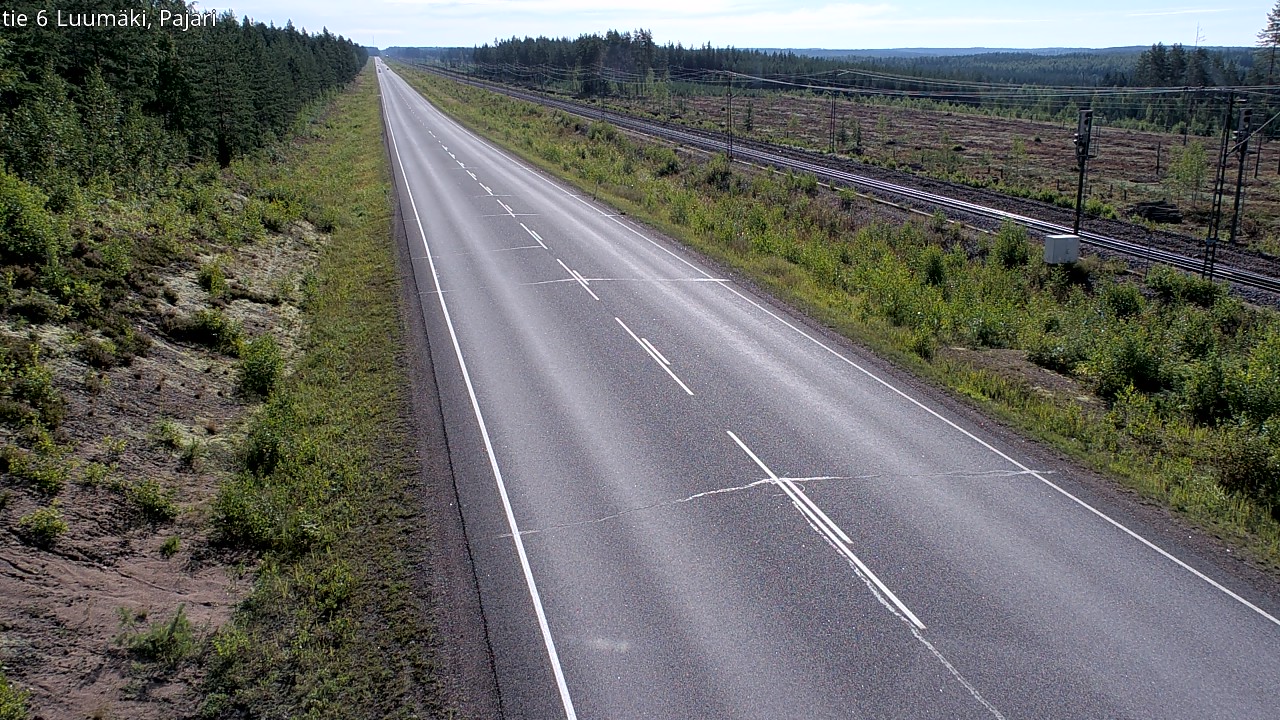 Weather Camera Image Road 6 Luumäki Pajari, Luumäki, Etelä-Karjala