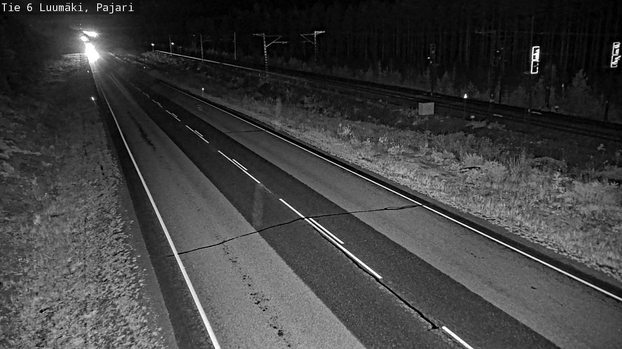 Weather Camera Image Väg 6 Luumäki Pajari, Luumäki, Etelä-Karjala