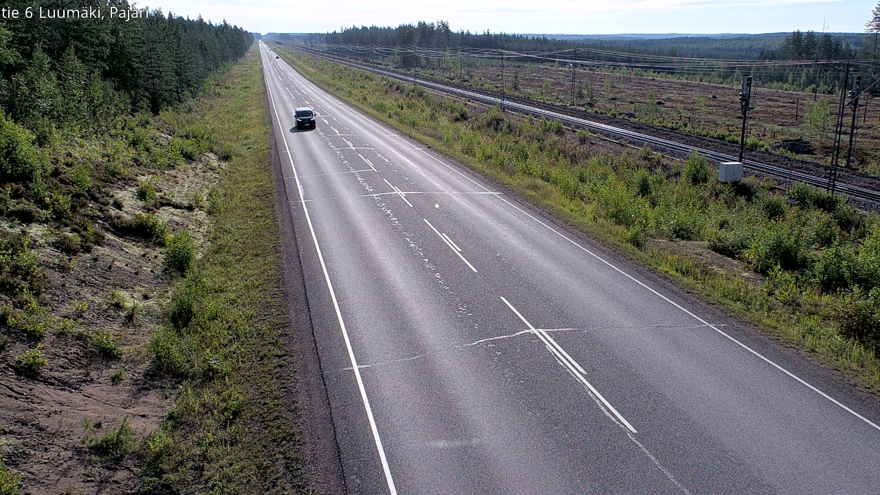 Weather Camera Image Road 6 Luumäki Pajari, Luumäki, Etelä-Karjala