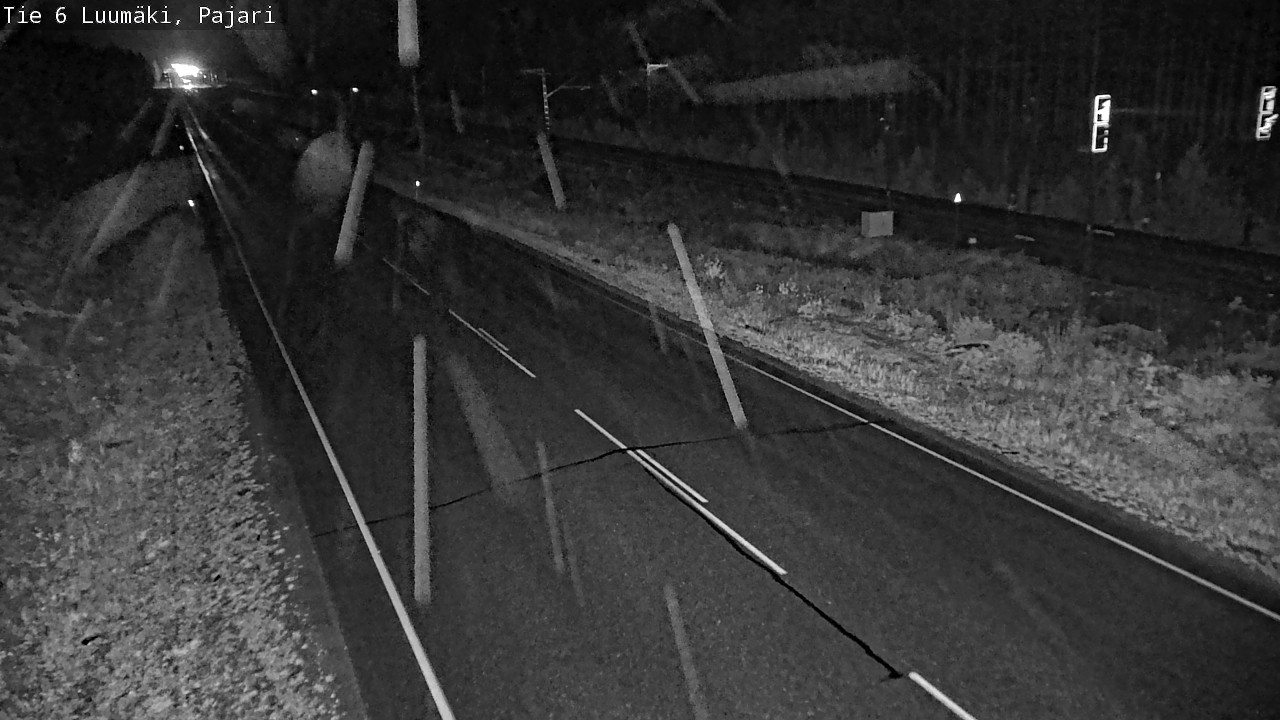 Weather Camera Image Väg 6 Luumäki Pajari, Luumäki, Etelä-Karjala