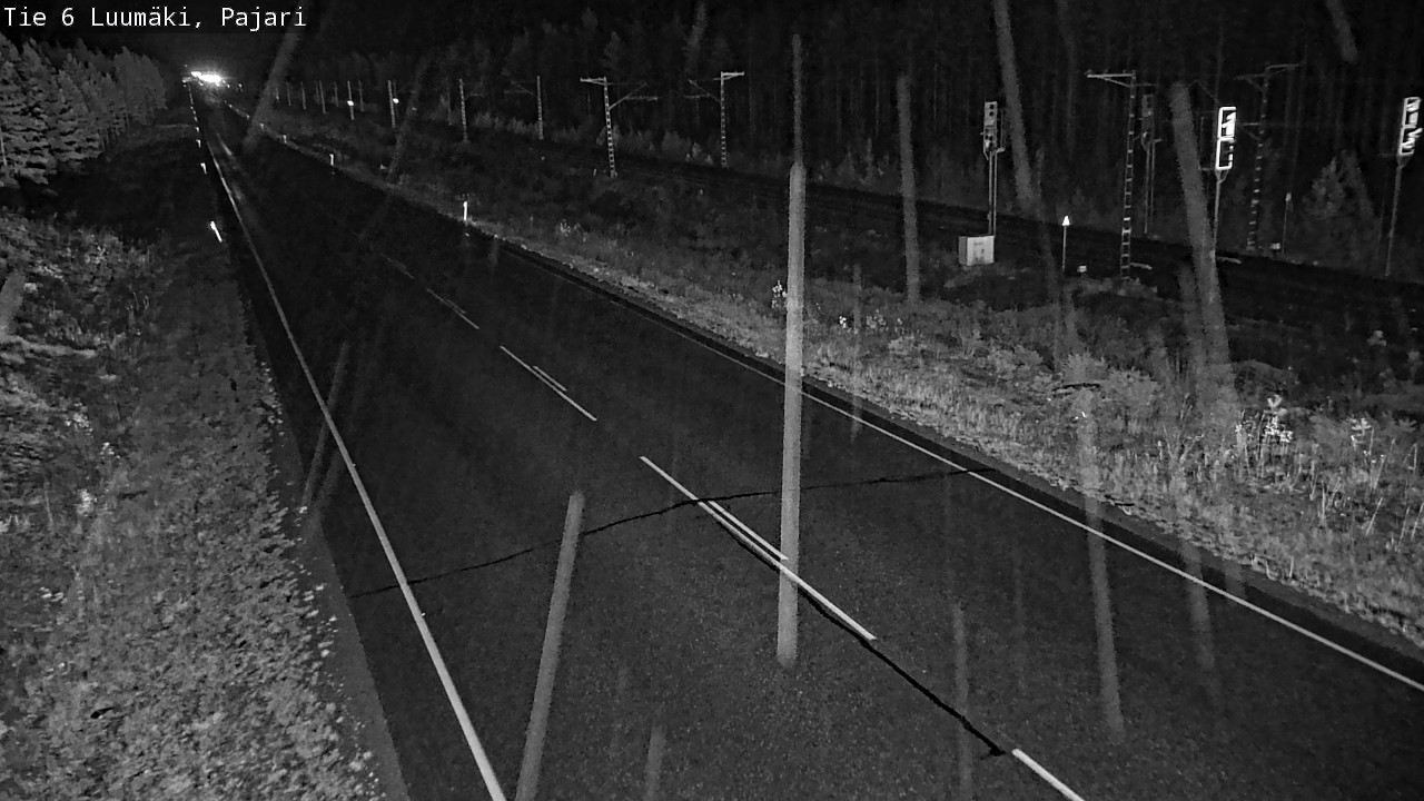 Weather Camera Image Väg 6 Luumäki Pajari, Luumäki, Etelä-Karjala
