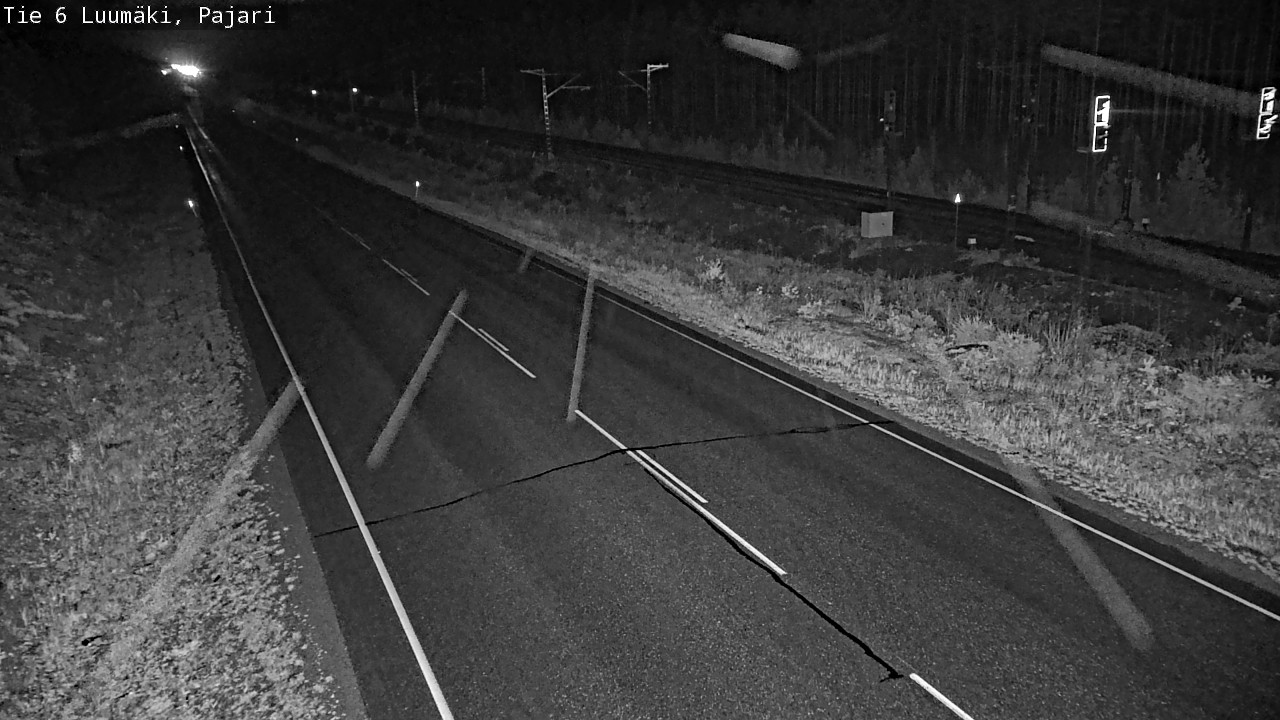 Weather Camera Image Väg 6 Luumäki Pajari, Luumäki, Etelä-Karjala