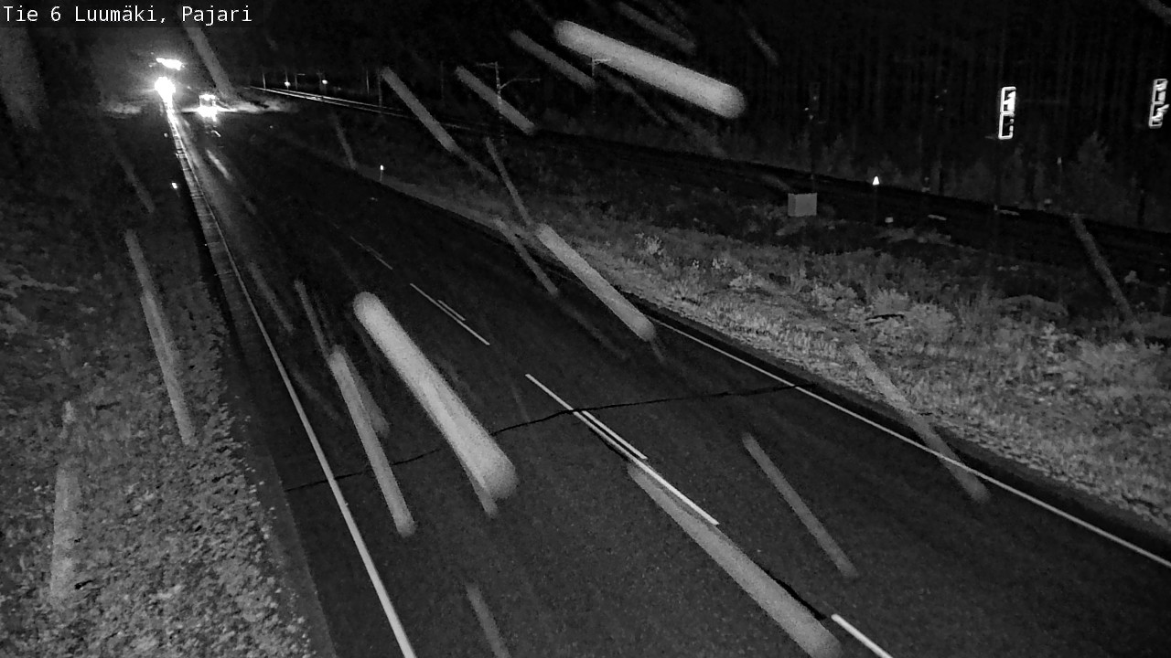 Weather Camera Image Väg 6 Luumäki Pajari, Luumäki, Etelä-Karjala