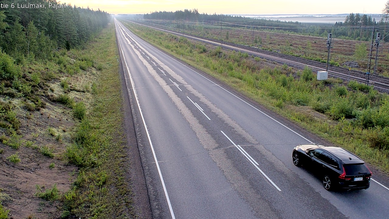 Weather Camera Image Road 6 Luumäki Pajari, Luumäki, Etelä-Karjala