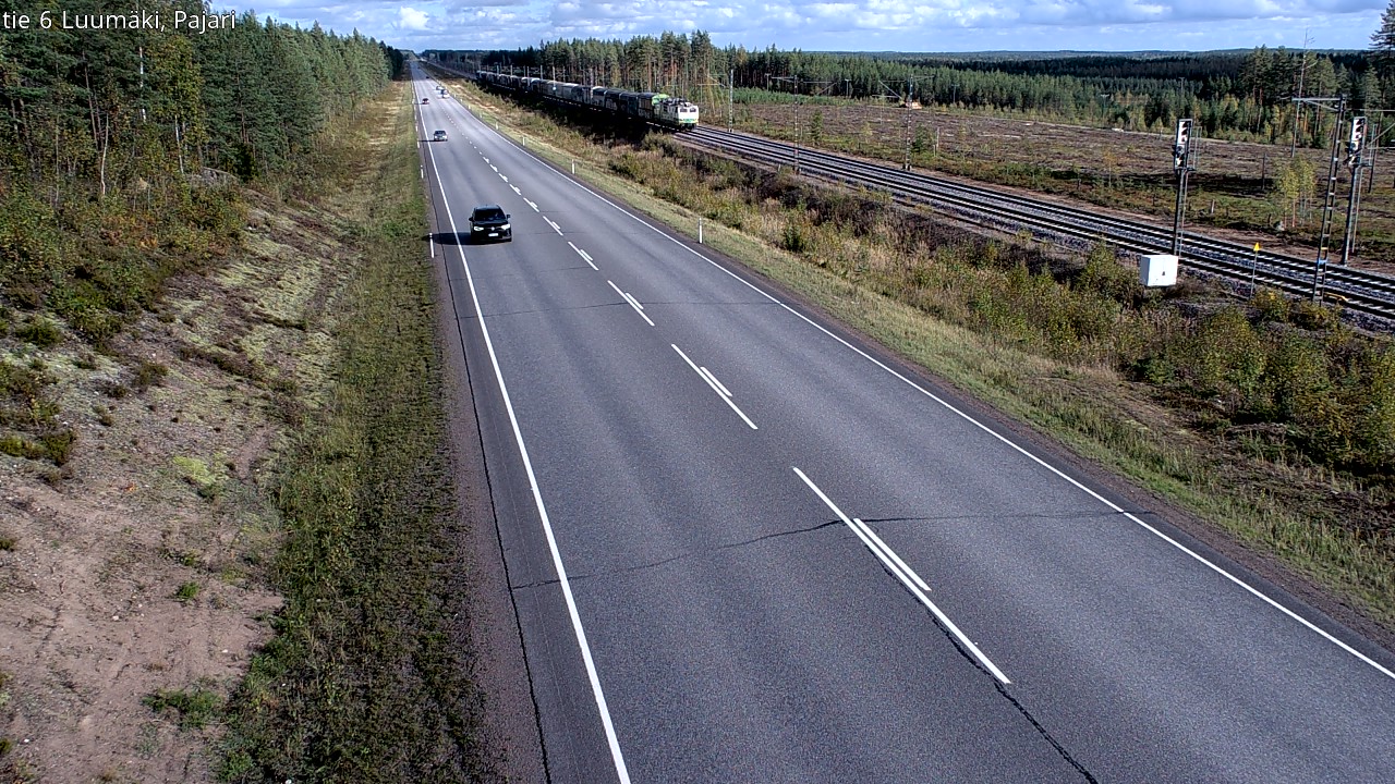 Weather Camera Image Road 6 Luumäki Pajari, Luumäki, Etelä-Karjala