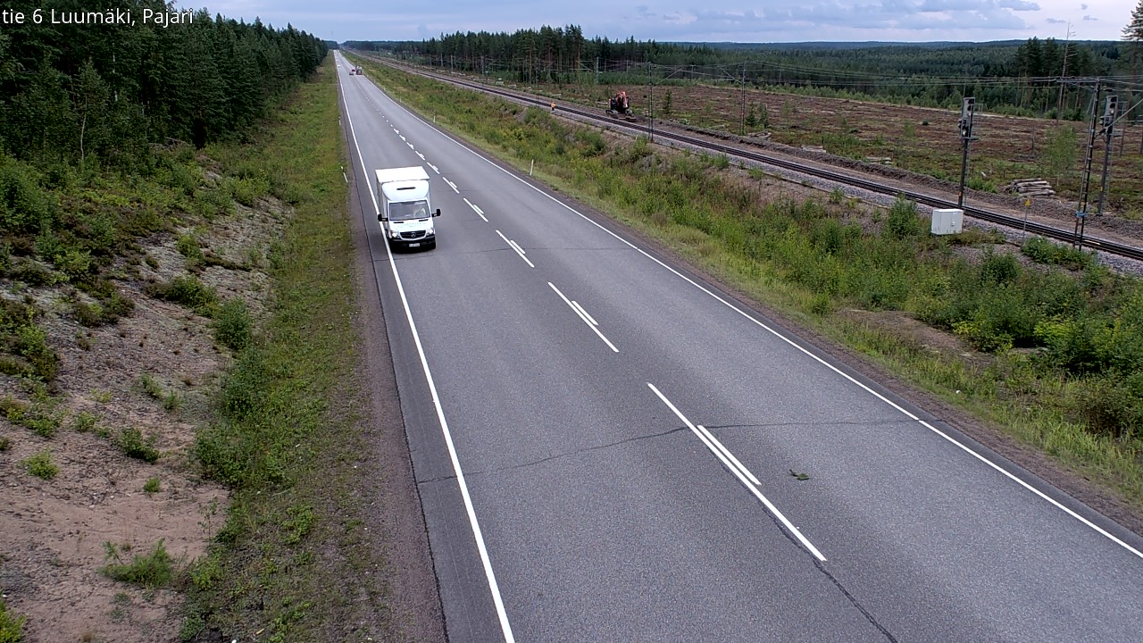 Weather Camera Image Road 6 Luumäki Pajari, Luumäki, Etelä-Karjala