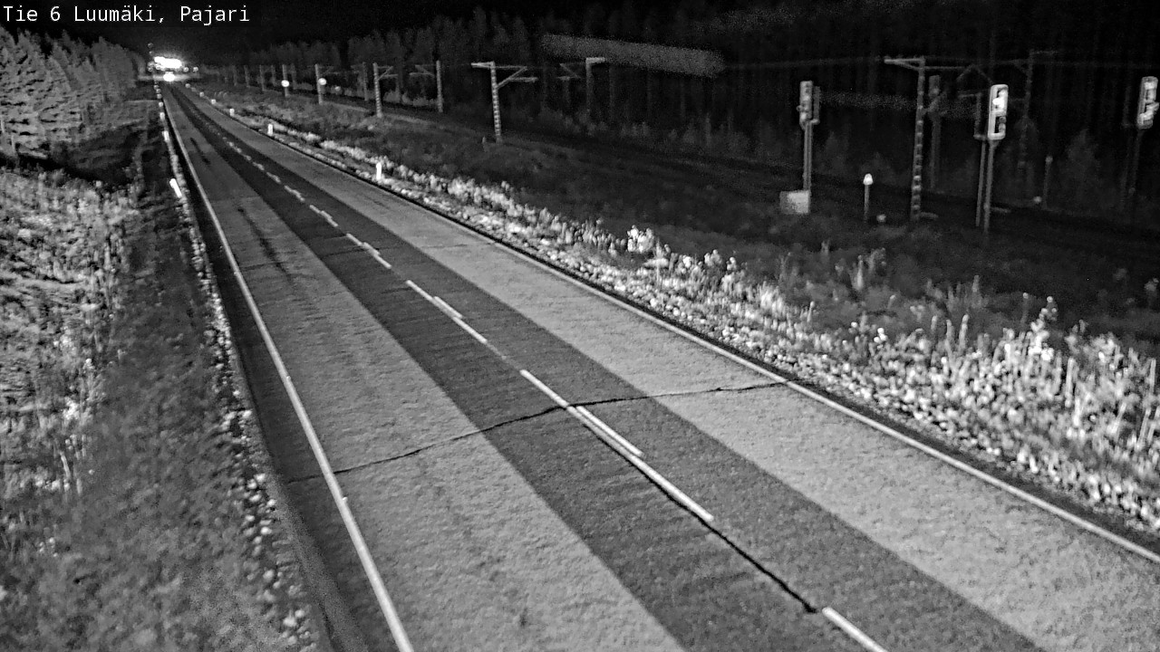 Weather Camera Image Väg 6 Luumäki Pajari, Luumäki, Etelä-Karjala