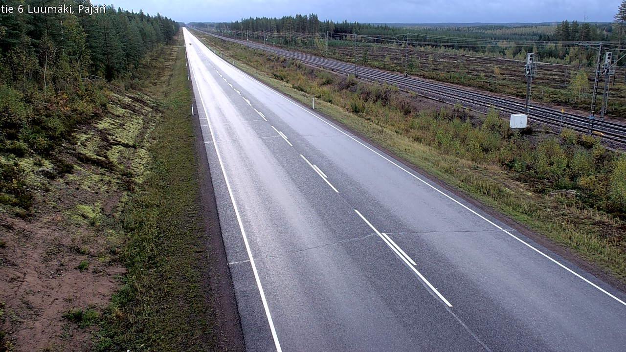 Weather Camera Image Road 6 Luumäki Pajari, Luumäki, Etelä-Karjala