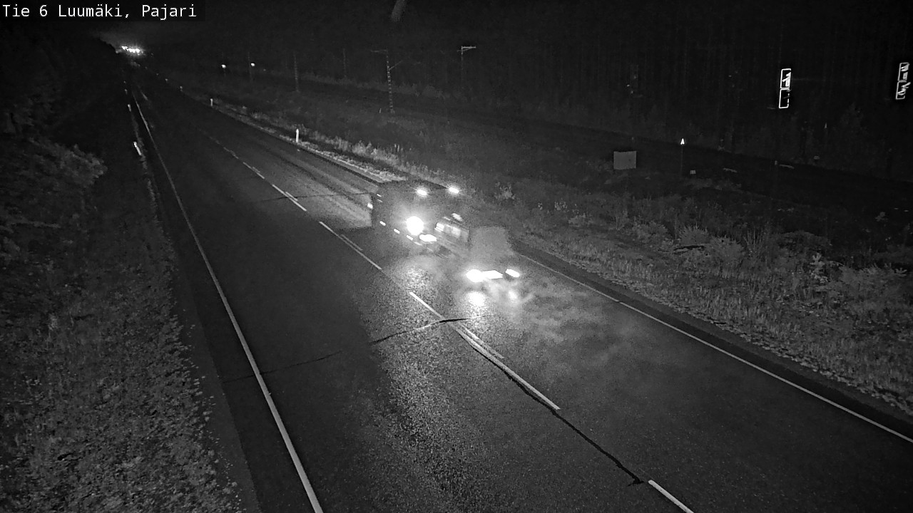 Weather Camera Image Väg 6 Luumäki Pajari, Luumäki, Etelä-Karjala