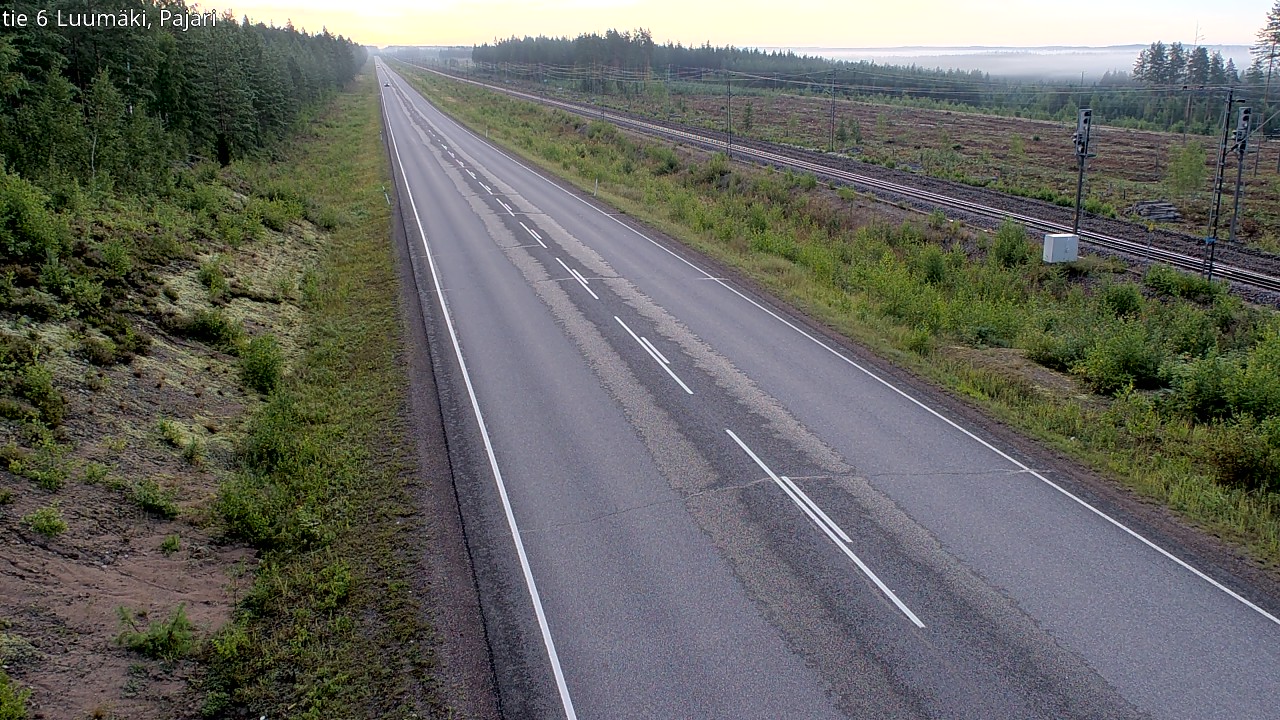 Weather Camera Image Road 6 Luumäki Pajari, Luumäki, Etelä-Karjala