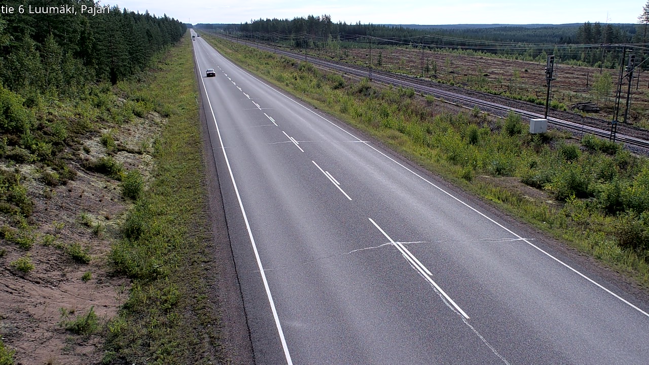 Weather Camera Image Road 6 Luumäki Pajari, Luumäki, Etelä-Karjala