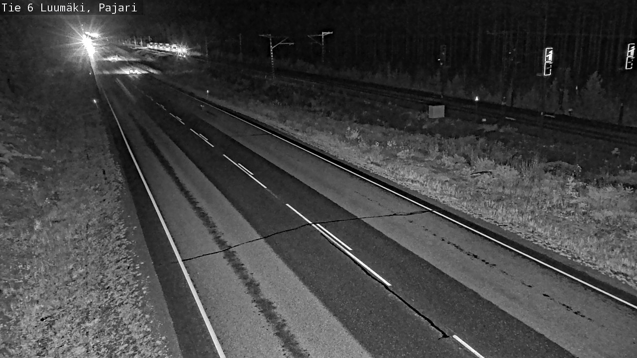 Weather Camera Image Väg 6 Luumäki Pajari, Luumäki, Etelä-Karjala