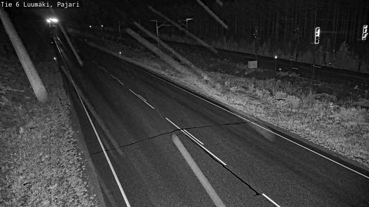 Weather Camera Image Väg 6 Luumäki Pajari, Luumäki, Etelä-Karjala