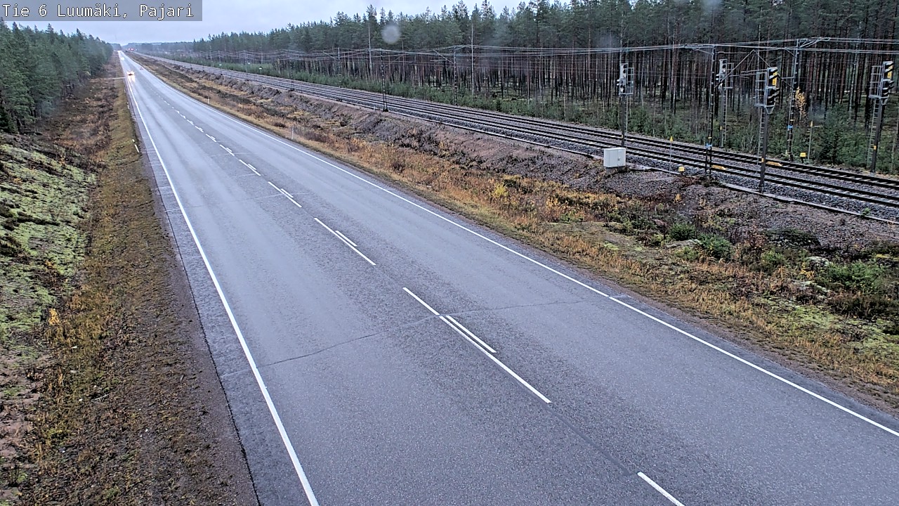 Weather Camera Image Väg 6 Luumäki Pajari, Luumäki, Etelä-Karjala
