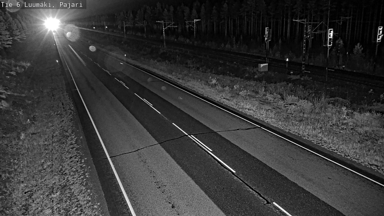 Weather Camera Image Väg 6 Luumäki Pajari, Luumäki, Etelä-Karjala