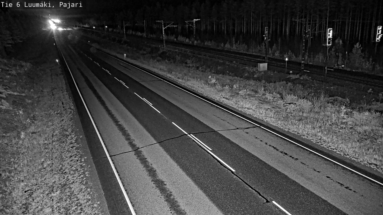 Weather Camera Image Väg 6 Luumäki Pajari, Luumäki, Etelä-Karjala