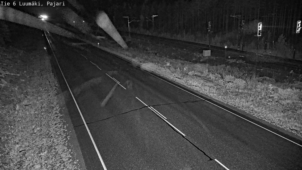 Weather Camera Image Väg 6 Luumäki Pajari, Luumäki, Etelä-Karjala