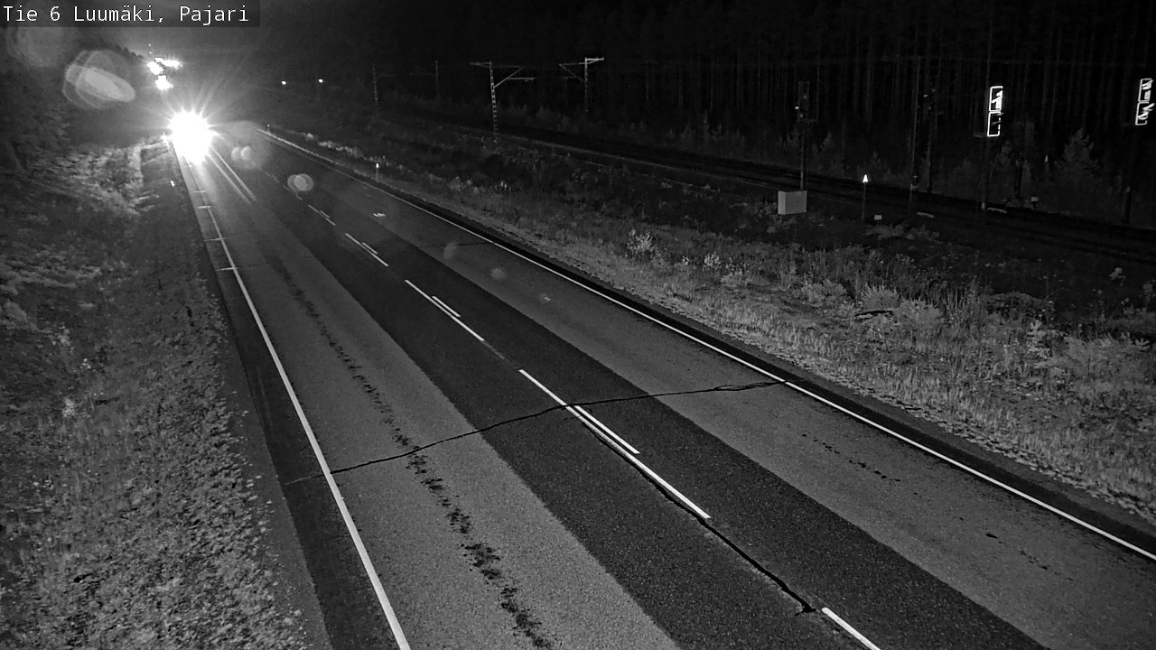 Weather Camera Image Väg 6 Luumäki Pajari, Luumäki, Etelä-Karjala