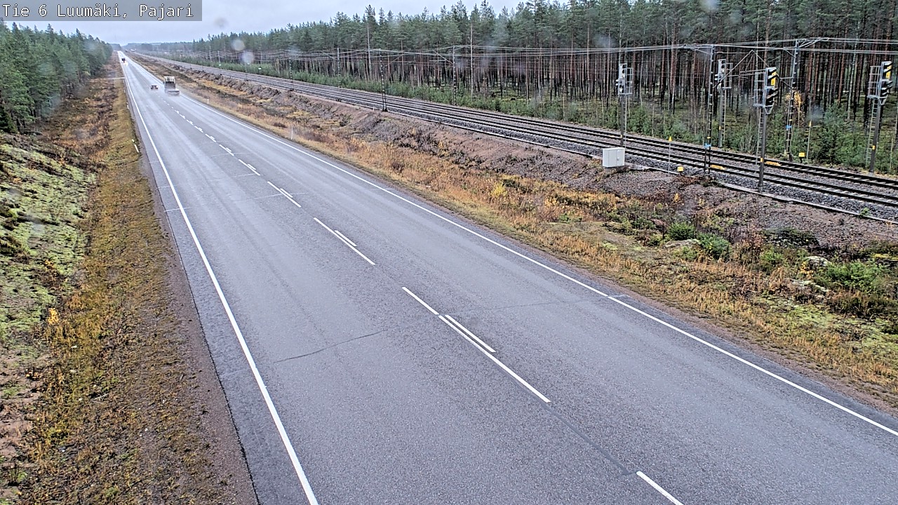 Weather Camera Image Väg 6 Luumäki Pajari, Luumäki, Etelä-Karjala