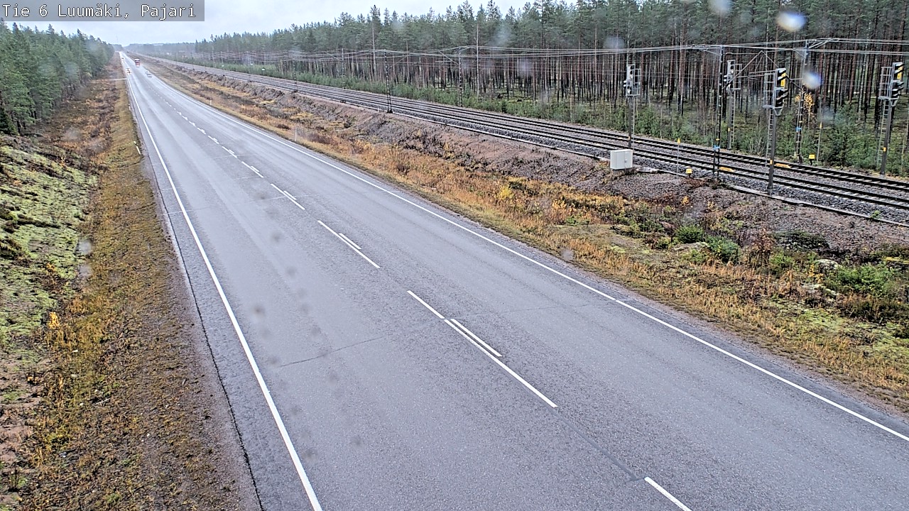 Weather Camera Image Väg 6 Luumäki Pajari, Luumäki, Etelä-Karjala