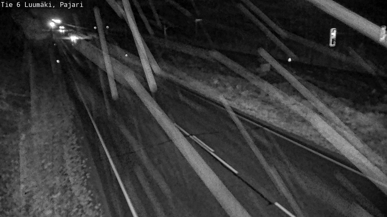 Weather Camera Image Väg 6 Luumäki Pajari, Luumäki, Etelä-Karjala