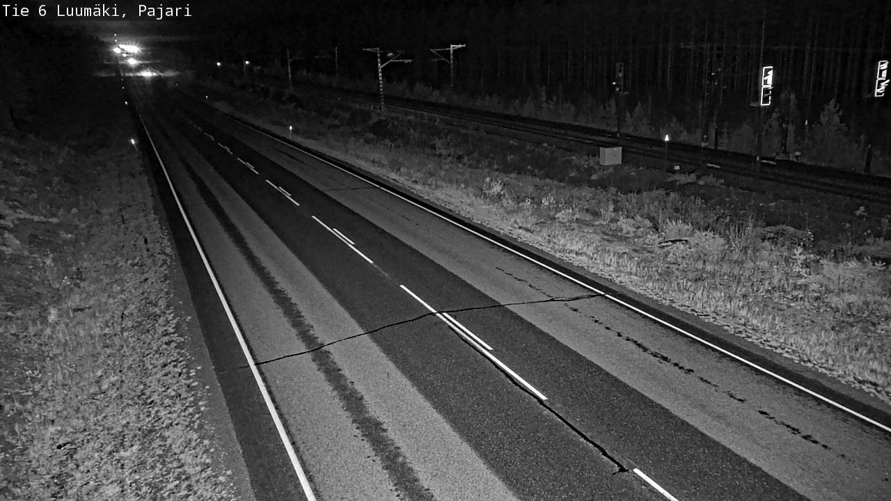 Weather Camera Image Väg 6 Luumäki Pajari, Luumäki, Etelä-Karjala