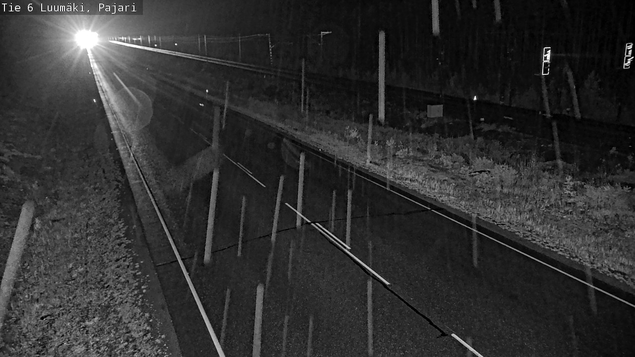 Weather Camera Image Väg 6 Luumäki Pajari, Luumäki, Etelä-Karjala