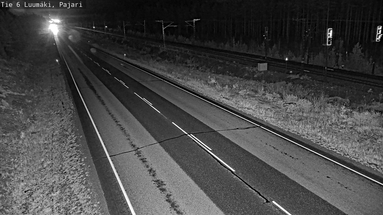 Weather Camera Image Väg 6 Luumäki Pajari, Luumäki, Etelä-Karjala