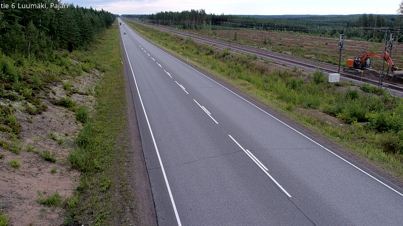 Weather Camera Image Road 6 Luumäki Pajari, Luumäki, Etelä-Karjala