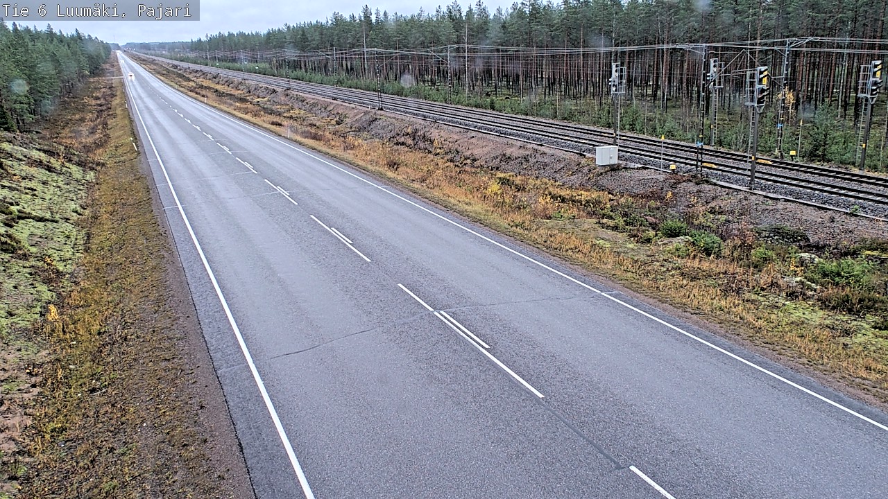 Weather Camera Image Väg 6 Luumäki Pajari, Luumäki, Etelä-Karjala
