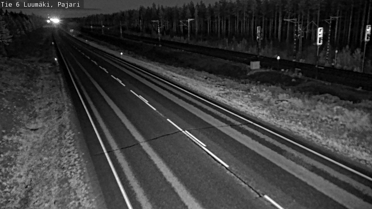 Weather Camera Image Väg 6 Luumäki Pajari, Luumäki, Etelä-Karjala
