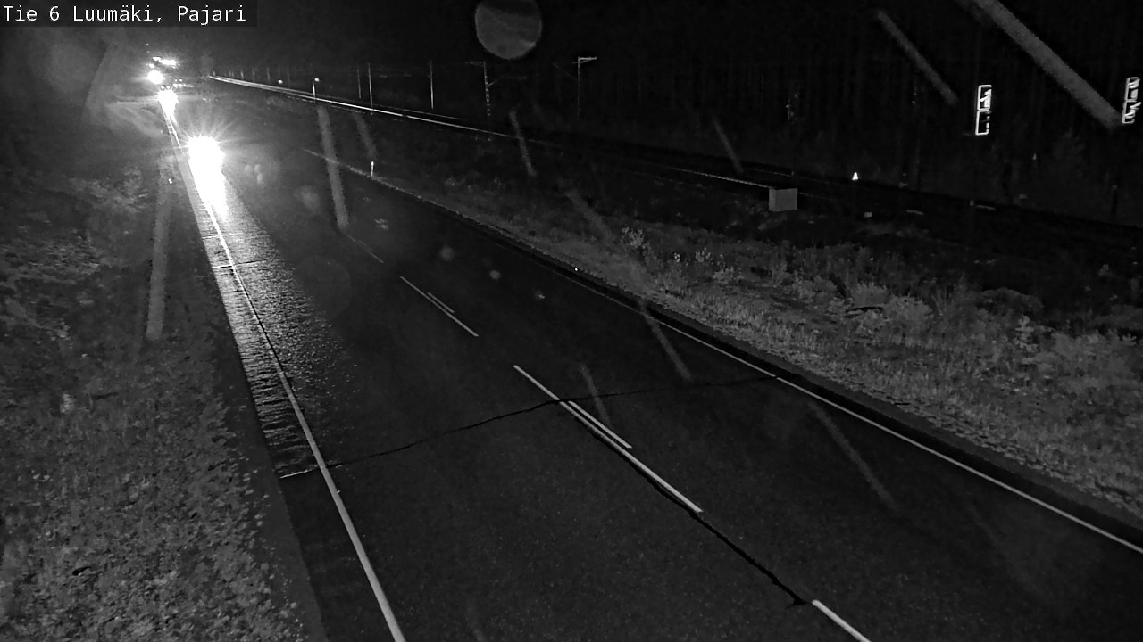 Weather Camera Image Väg 6 Luumäki Pajari, Luumäki, Etelä-Karjala