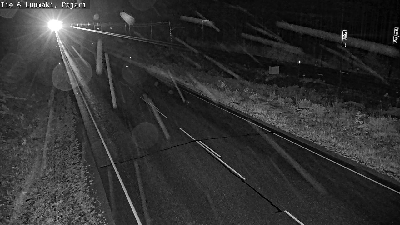Weather Camera Image Väg 6 Luumäki Pajari, Luumäki, Etelä-Karjala