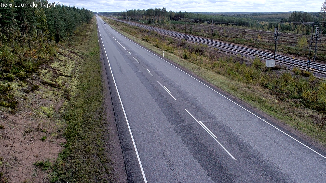 Weather Camera Image Road 6 Luumäki Pajari, Luumäki, Etelä-Karjala