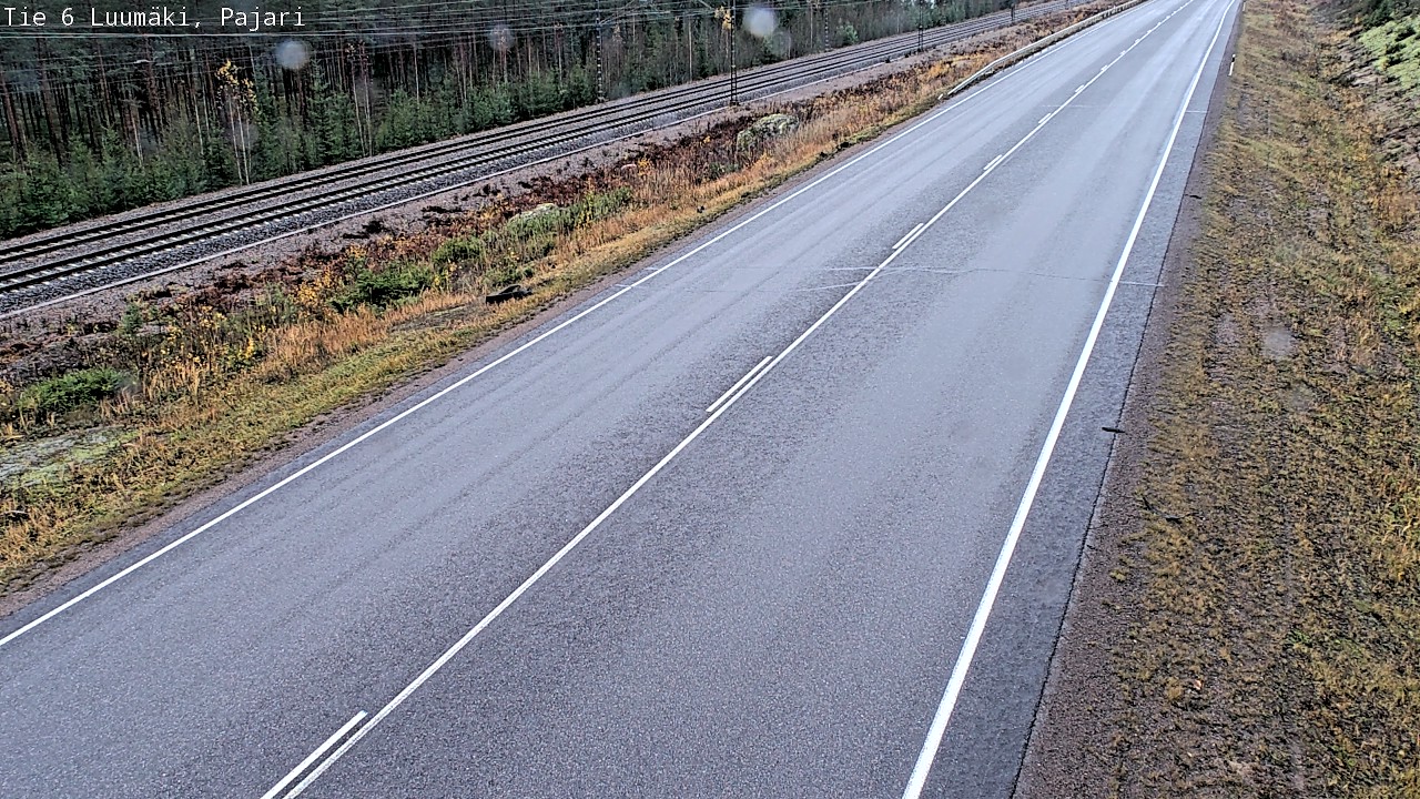 Weather Camera Image Väg 6 Luumäki Pajari, Luumäki, Etelä-Karjala