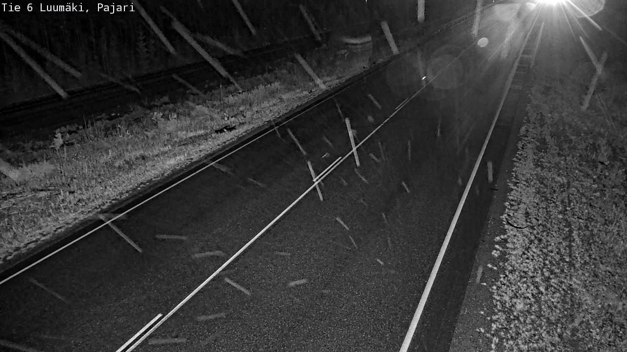 Weather Camera Image Road 6 Luumäki Pajari, Luumäki, Etelä-Karjala