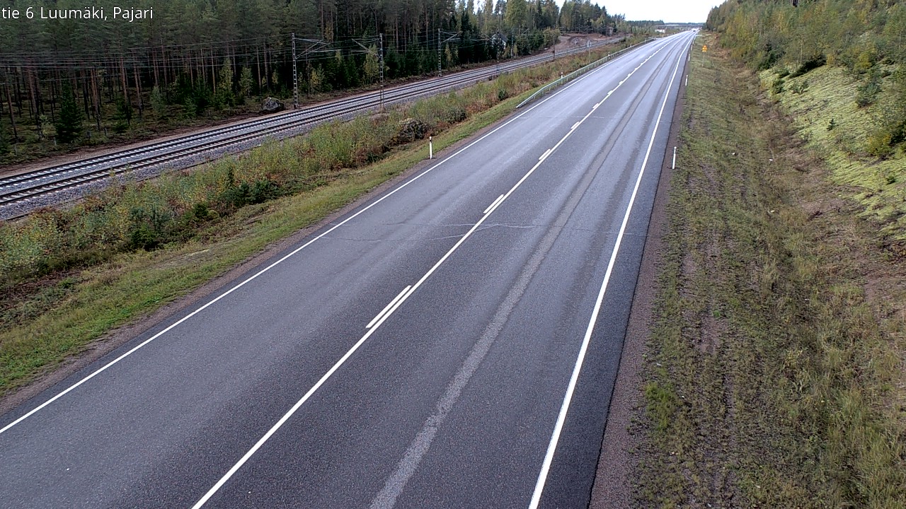 Weather Camera Image Road 6 Luumäki Pajari, Luumäki, Etelä-Karjala