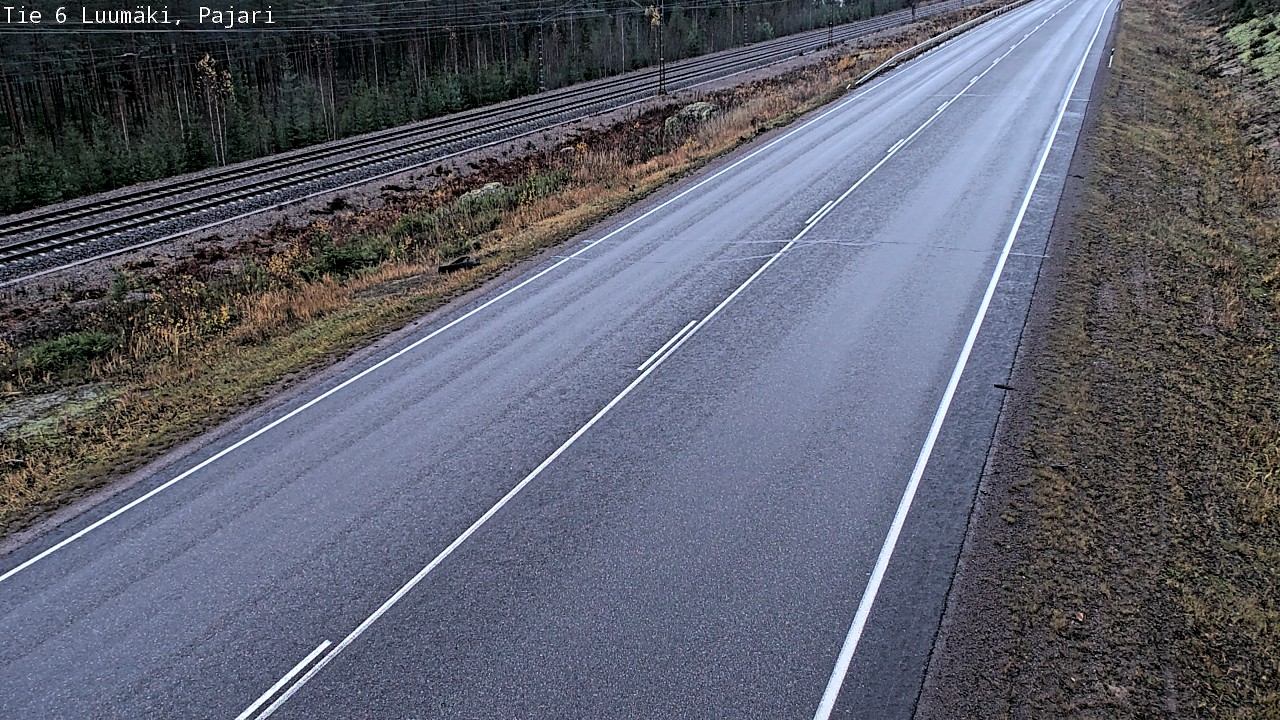 Weather Camera Image Road 6 Luumäki Pajari, Luumäki, Etelä-Karjala