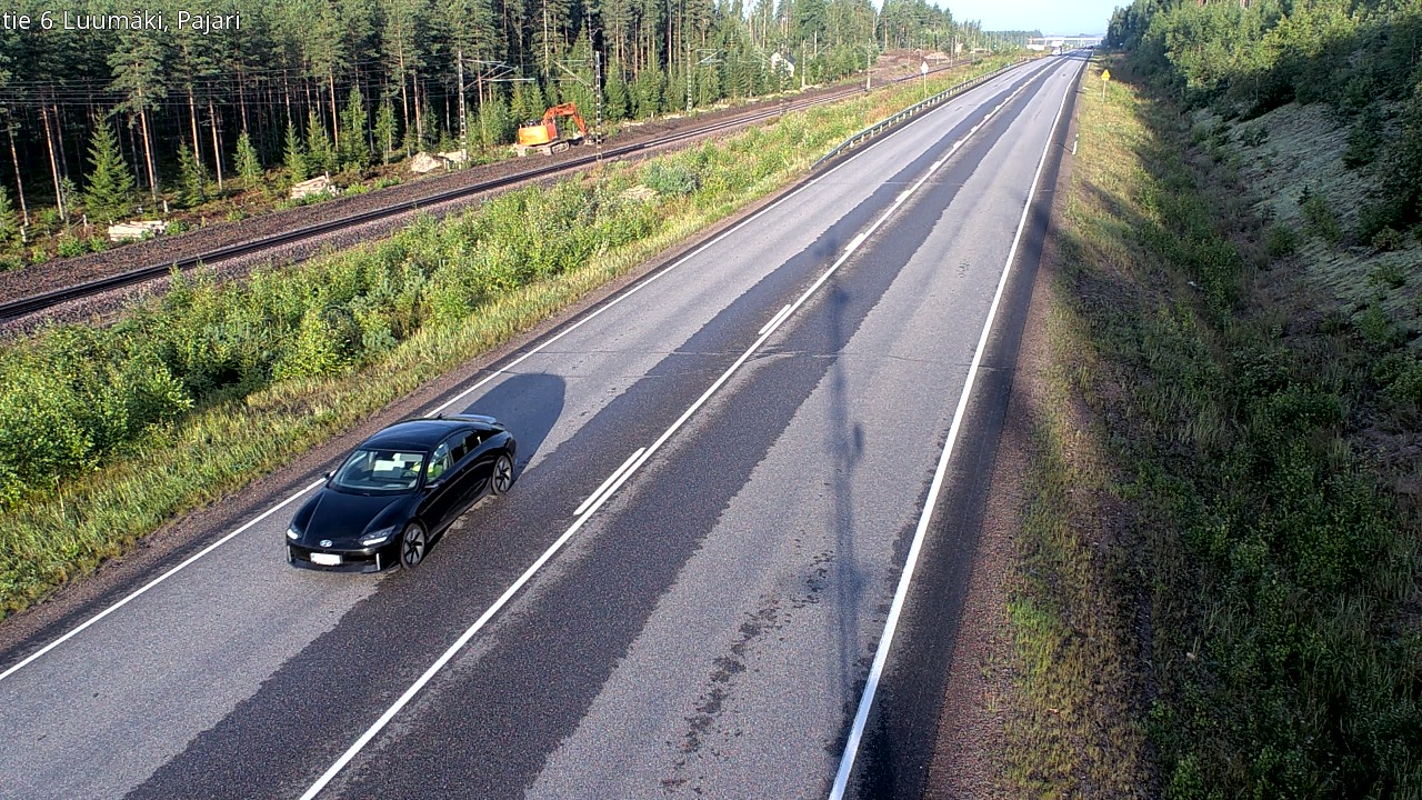 Weather Camera Image Road 6 Luumäki Pajari, Luumäki, Etelä-Karjala