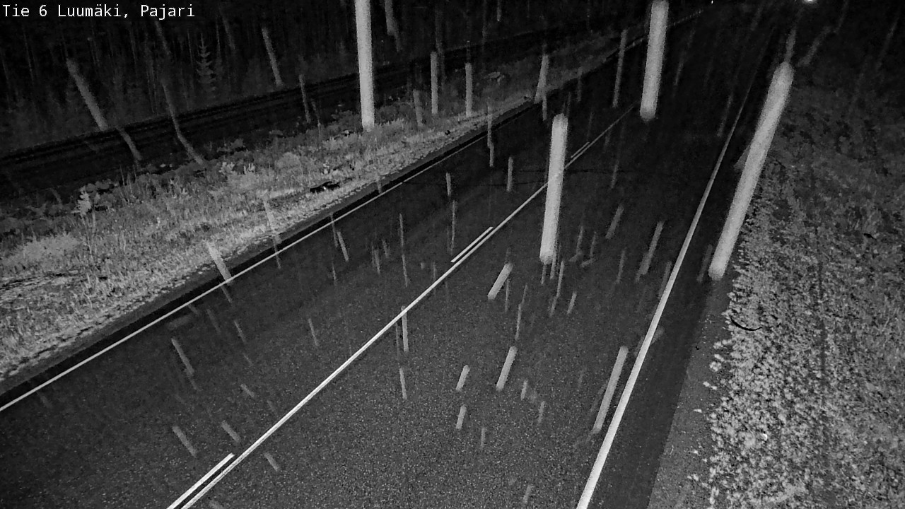 Weather Camera Image Road 6 Luumäki Pajari, Luumäki, Etelä-Karjala