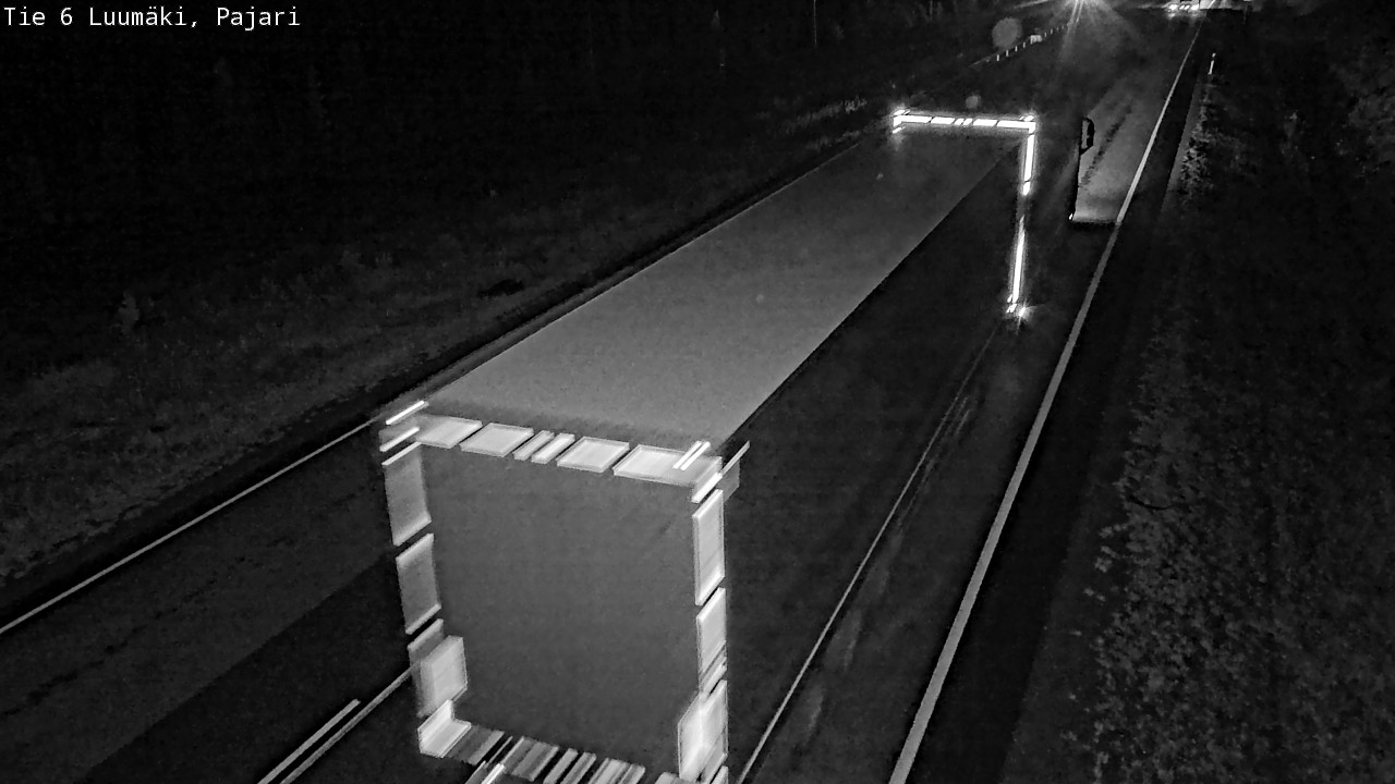 Weather Camera Image Road 6 Luumäki Pajari, Luumäki, Etelä-Karjala