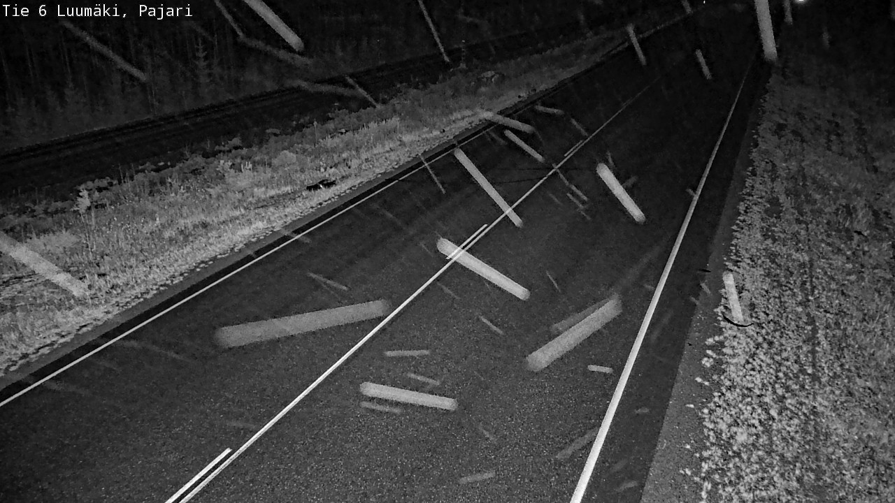 Weather Camera Image Road 6 Luumäki Pajari, Luumäki, Etelä-Karjala