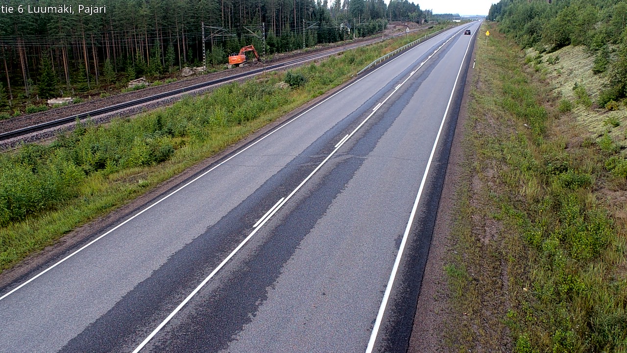 Weather Camera Image Väg 6 Luumäki Pajari, Luumäki, Etelä-Karjala