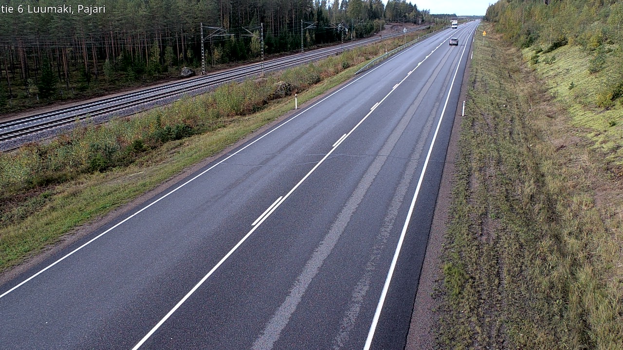 Weather Camera Image Road 6 Luumäki Pajari, Luumäki, Etelä-Karjala