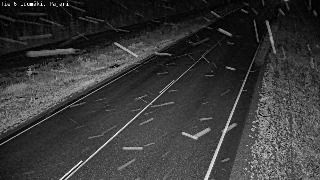 Weather Camera Image Road 6 Luumäki Pajari, Luumäki, Etelä-Karjala
