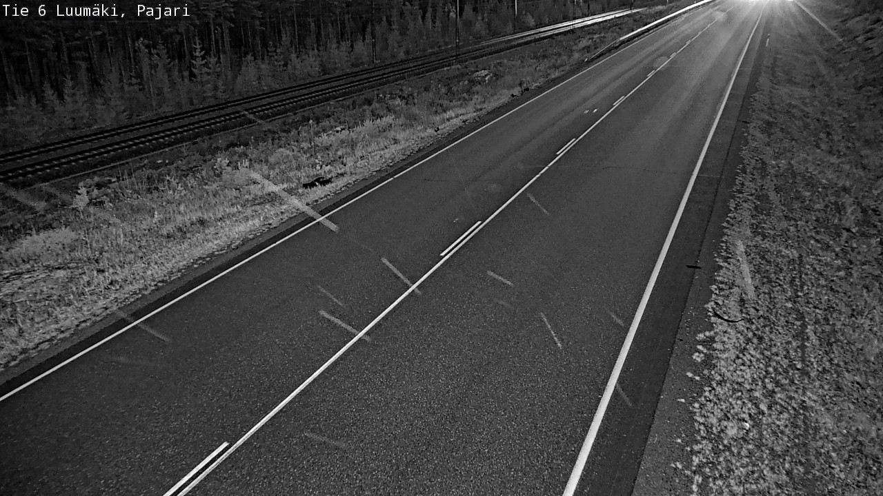 Weather Camera Image Road 6 Luumäki Pajari, Luumäki, Etelä-Karjala