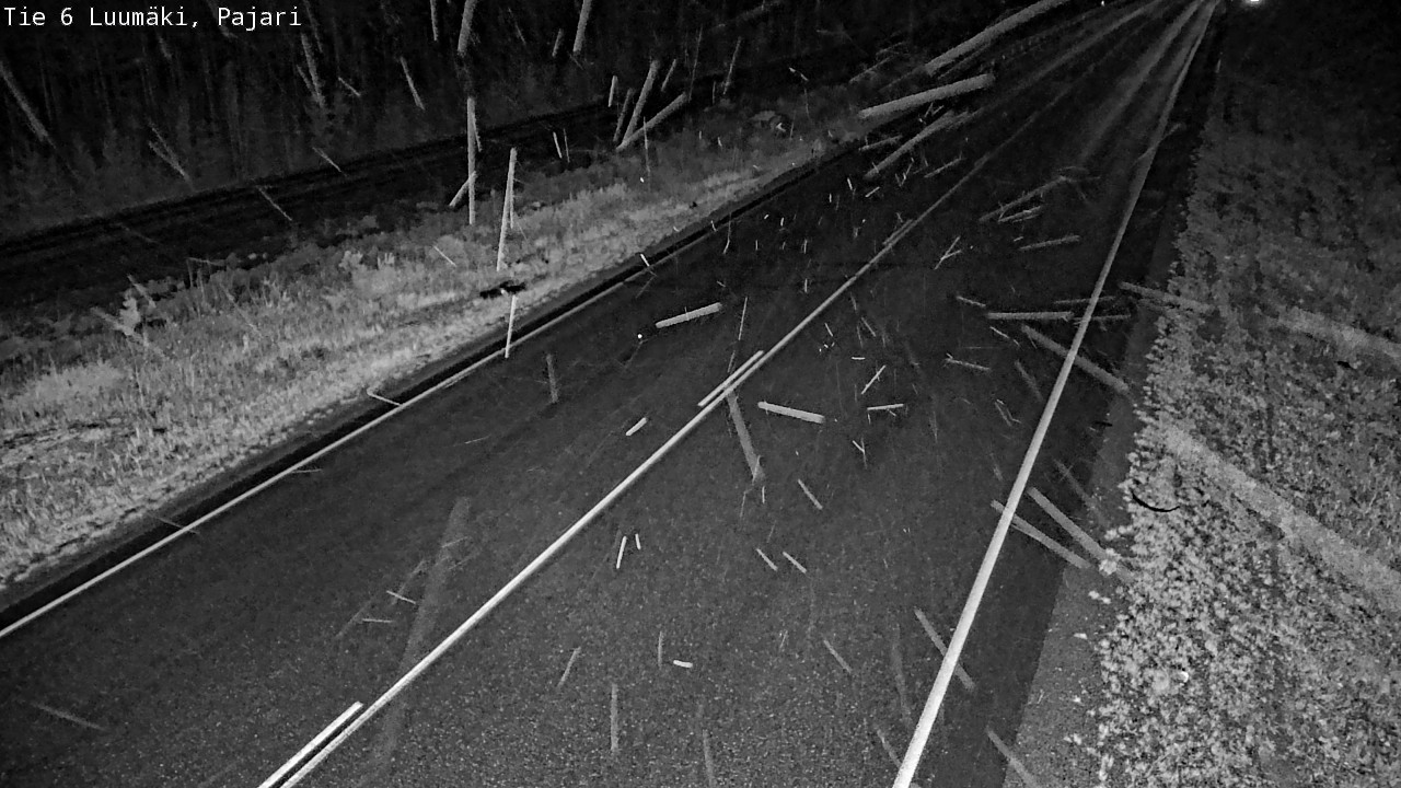 Weather Camera Image Road 6 Luumäki Pajari, Luumäki, Etelä-Karjala
