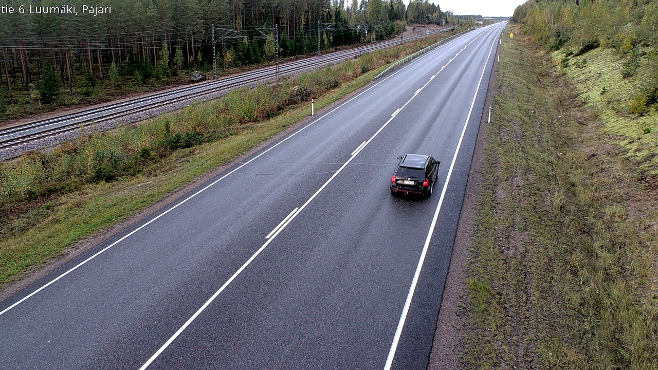 Weather Camera Image Road 6 Luumäki Pajari, Luumäki, Etelä-Karjala